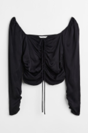 Draped blouse