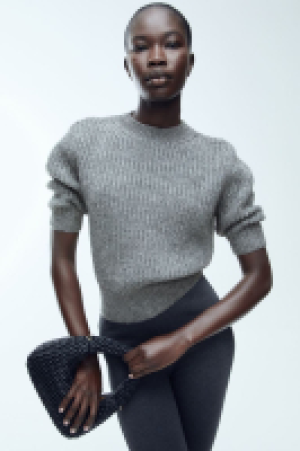 HM  Rib-knit top