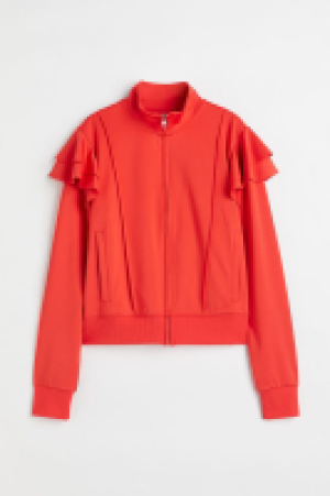 HM  Flounce-trimmed track jacket