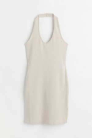 HM  Cotton halterneck dress