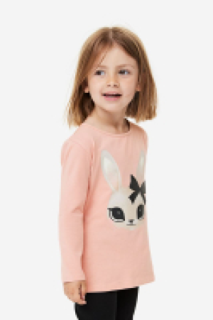 Printed jersey top