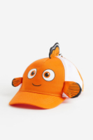 Appliquéd printed twill cap