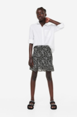 Smocked chiffon skirt £12.99