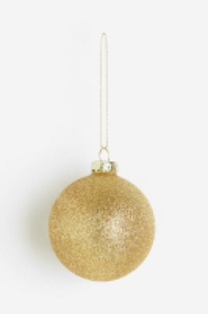 Glittery glass Christmas bauble