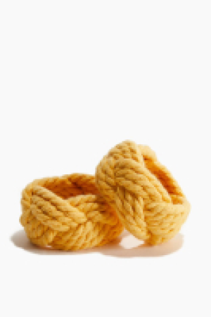 2-pack braided napkin rings