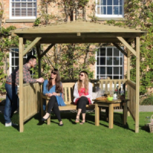Knutsford Garden Gazebo by Zest with a Canopy