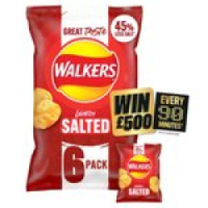 Walkers Less Salt Lightly Salted Multipack Crisps £1.65