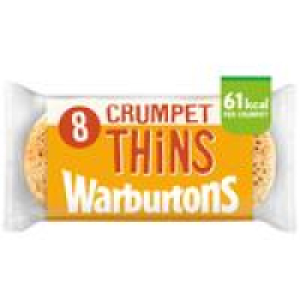 Ocado  Warburtons 8 Crumpet Thins