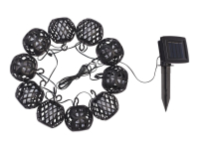 Livarno Home Solar Flaming Lantern String Lights