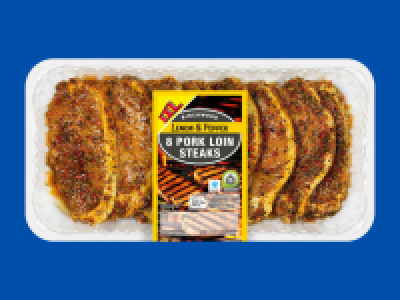 Birchwood Lemon & Pepper Pork Loin Steaks
