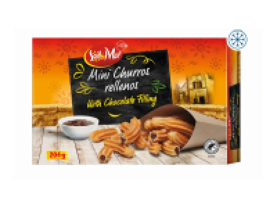 Mini Churros Rellenos with Chocolate Filling