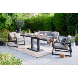 Norfolk Leisure Hemsby 3 Seater Sofa Set w/ 3 Way Lift Table