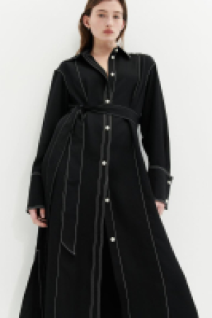 HM  Tie-belt shirt dress