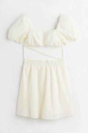 Two-piece tie-detail dress