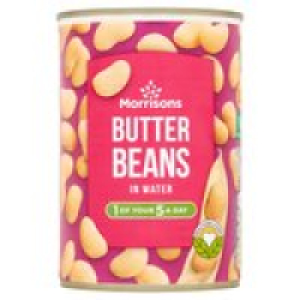 Morrisons Butter Beans In Water (400g) £0.59