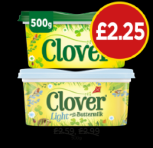 Clover, Light £2.25