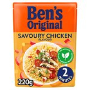 Bens Original Savoury Chicken Microwave Rice £1.39
