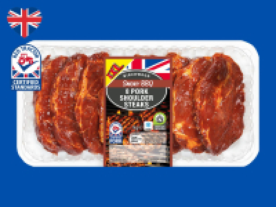 Birchwood 8 Smoky BBQ British Pork Shoulder Steaks