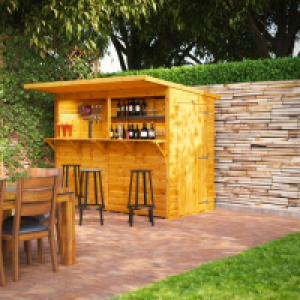 Power 8 x 4 Pub Shed Garden Bar £722.99