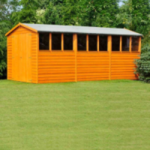 Shire Overlap Double Door Shed - 10ft x 15ft £947.99