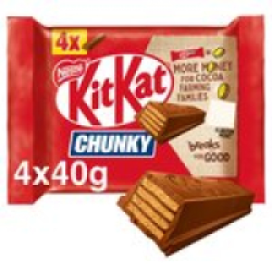 Kit Kat Chunky Milk Chocolate Bar Multipack 4 Pack