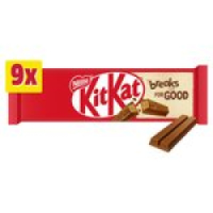 Morrisons  Kit Kat 2 Finger Milk Chocolate Biscuit Bar Multipack 9 Pack