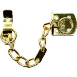 Door Chain Brass Effect