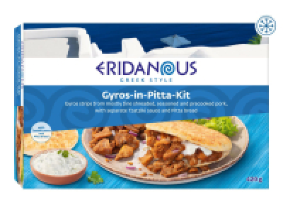 Eridanous Pork Gyros-in-Pitta Kit