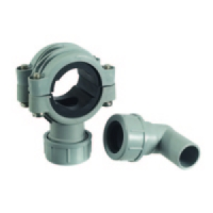 McAlpine CLAMP1GR Grey Pipe Clamp Connector