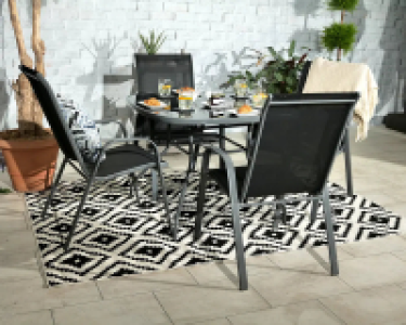 tofs  Royalcraft Rio 4 Seater Stacking Dining Set