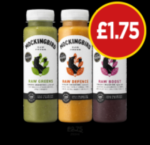 Mockingbird Raw Greens, Defence, Boost