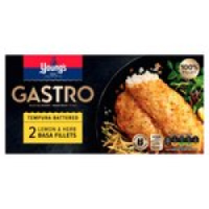 Youngs Gastro Tempura Battered 2 Lemon & Herb Basa Fillets