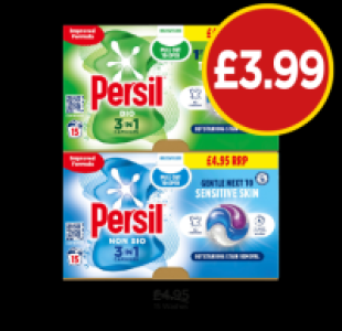 Budgens  Persil 3 In 1 Capsules, Non Bio