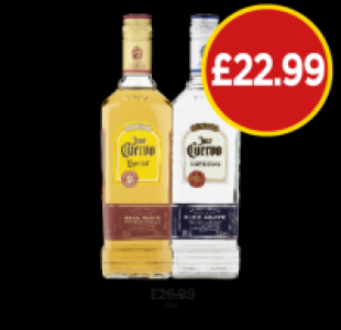 Jose Cuervo Blue Agave Tequila, Silver Tequila
