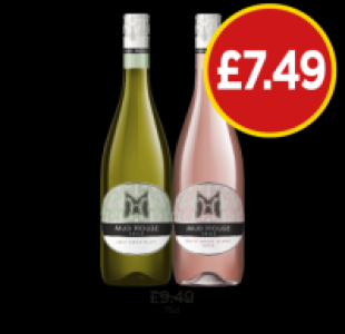 Mud House Sauvignon Blanc, Rosè £7.49