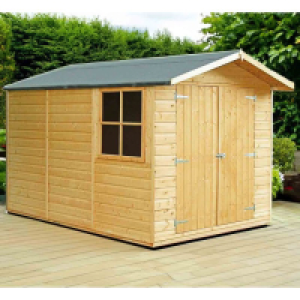 RobertDyas  Shire Guernsey 7ft x 10ft Wooden Apex Garden Shed