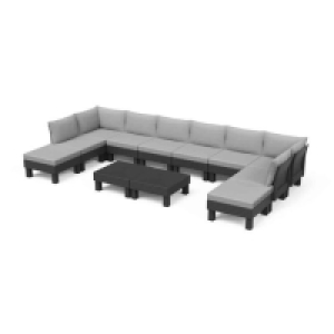 RobertDyas  Keter Elements 10-Seater Modular Lounge Set / FR Cushions