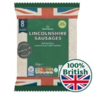 Morrisons Butchers Style Thick Lincolnshire Sausages