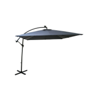 Overhang Garden Parasol by Croft - 3M Charcoal