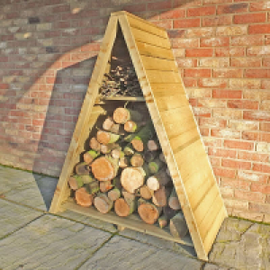Shire Wentworth 4 x 1 8 Inch Apex Log Store - Premium Overlap