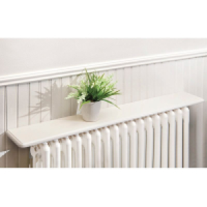 24 Inch Radiator Shelf White