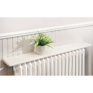 36 Inch Radiator Shelf White