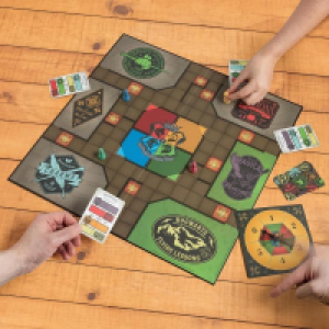 QDStores  Harry Potter A Day at Hogwarts Family Board Game