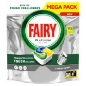 Ocado  Fairy Platinum All In One Lemon Dishwasher Tablets