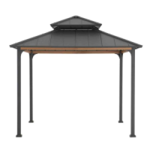 Sunjoy Stahl Gazebo Pasu -300cm x 300cm, Anthrazit £697.99