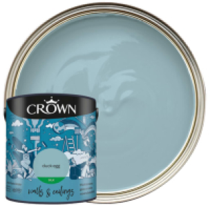Crown Silk Emulsion Paint - Duck Egg - 2.5L