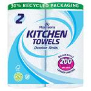 Morrisons 2 Double Kitchen Rolls