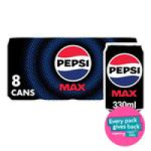 Pepsi Max No Sugar Cola Cans