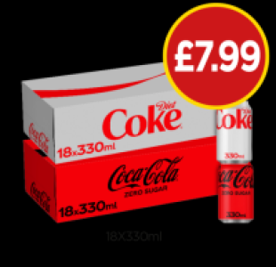 Diet Coke, Coca Cola Zero Sugar £7.99