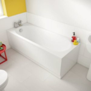 Wickes Forenza Straight Bath - 1600 x 700mm